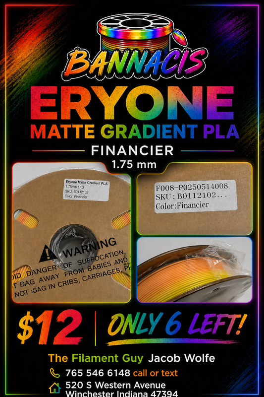 Financier Gradient Matte PLA