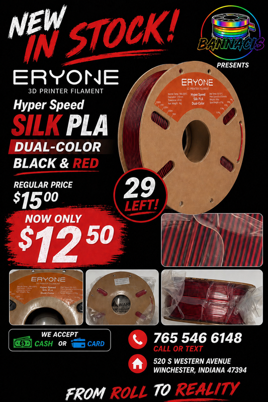 Eryone Black & Red Dual Silk Pla